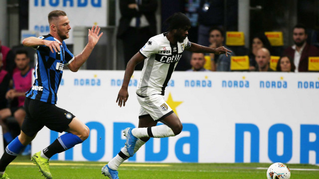 Milano 26 / Ottobre /, 2019 Nona giornata di Campionato Serie A Tim 2019-20
Internazionale - Parma
ph dmfoto / Silpress
Nella foto - Kouassi Gervais Yao - Gervinho