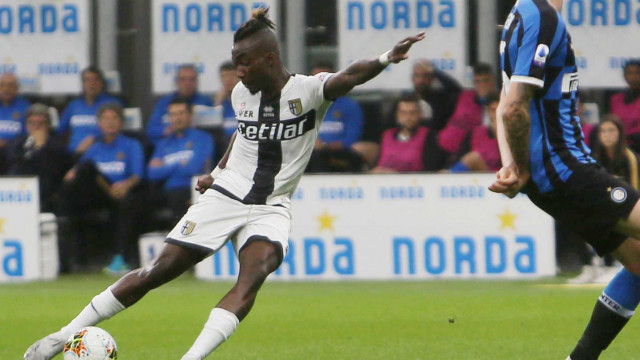 Milano 26 / Ottobre /, 2019 Nona giornata di Campionato Serie A Tim 2019-20
Internazionale - Parma
ph dmfoto / Silpress
Nella foto -Yann Karamoh. Goal 1-1