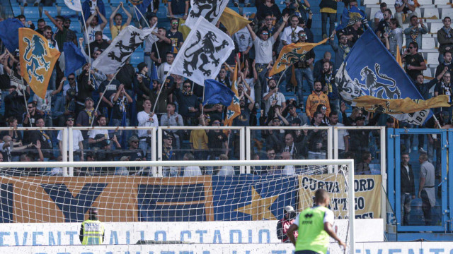 FERRARA - ITALY, 05-10-19 — 7° GIORNATA DI CAMPIONATO SERIE A TIM — STADIO PAOLO MAZZA — SPAL VS PARMA — FOTO DI CASTALDI / SILPRESS, NELLA FOTO: TIFOSI DEL PARMA