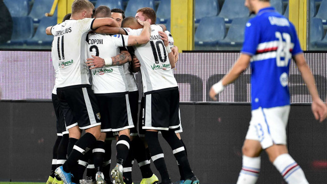 08-12-19 SAMPDORIA-PARMA CAMPIONATO SERIE A 19-20
JURAJ KUCKA ESULTA DOPO GOAL 0-1