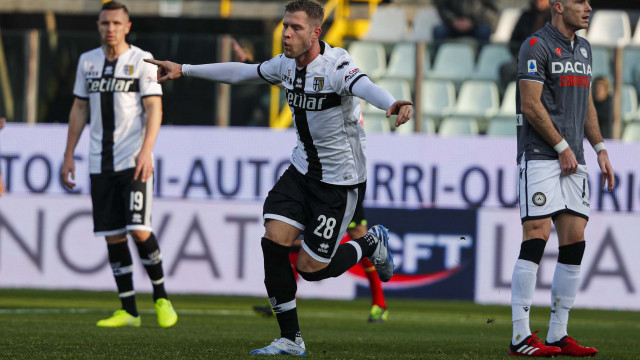 PARMA - ITALY, 26-01-20 - FOTO DI CASTALDI / SILPRESS, 21° GIORNATA DI CAMPIONATO SERIE A TIM - STADIO ENIO TARDINI - PARMA VS UDINESE, NELLA FOTO: ESULTANZA DOPO IL GOAL RICCARDO GAGLIOLO (PARMA)