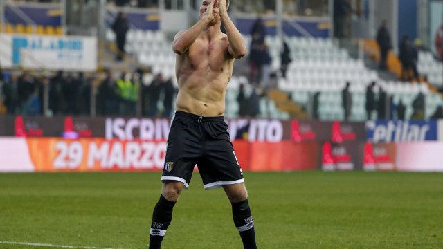 PARMA - ITALY, 26-01-20 - FOTO DI CASTALDI / SILPRESS, 21° GIORNATA DI CAMPIONATO SERIE A TIM - STADIO ENIO TARDINI - PARMA VS UDINESE, NELLA FOTO: Andreas Cornelius (PARMA) A FINE PARTITA