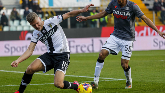 PARMA - ITALY, 26-01-20 - FOTO DI CASTALDI / SILPRESS, 21° GIORNATA DI CAMPIONATO SERIE A TIM - STADIO ENIO TARDINI - PARMA VS UDINESE, NELLA FOTO: Andreas Cornelius (PARMA)