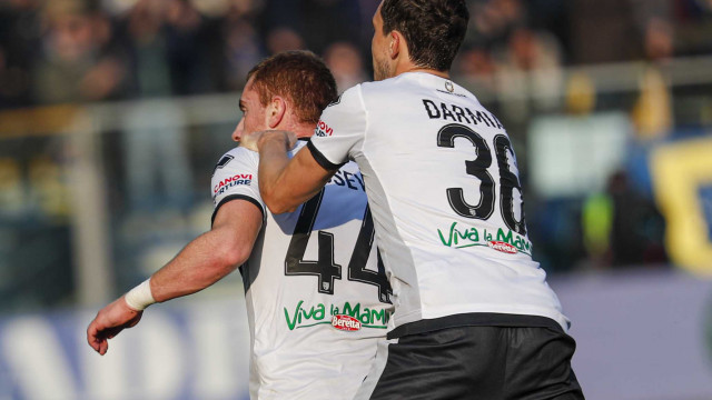 PARMA - ITALY, 26-01-20 - FOTO DI CASTALDI / SILPRESS, 21° GIORNATA DI CAMPIONATO SERIE A TIM - STADIO ENIO TARDINI - PARMA VS UDINESE, NELLA FOTO: ESULTANZA GOAL DEJAN KULUSEVSKI (PARMA)