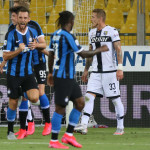 Parma 28 Giugno 2020 Campionato serie A Tim 2019 - 2020 stadio Tardini 28 giornata
Parma - Internazionale
Ph Moroni / Silpress nella foto , GOAL 1-1 STEFAN DE VRIJ