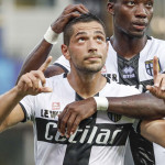 PARMA - ITALY, 22-07-20 - FOTO DI CASTALDI / SILPRESS, STADIO ENIO TARDINI - PARMA VS NAPOLI, NELLA FOTO: ESULTANZA DI GIANLUCA CAPRARI (PARMA)