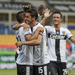 PARMA - ITALY, 22-07-20 - FOTO DI CASTALDI / SILPRESS, STADIO ENIO TARDINI - PARMA VS NAPOLI, NELLA FOTO: ESULTANZA DI GIANLUCA CAPRARI (PARMA)