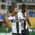 PARMA - ITALY, 22-07-20 - FOTO DI CASTALDI / SILPRESS, STADIO ENIO TARDINI - PARMA VS NAPOLI, NELLA FOTO: ESULTANZA DI GIANLUCA CAPRARI (PARMA)