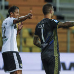PARMA - ITALY, 22-07-20 - FOTO DI CASTALDI / SILPRESS, STADIO ENIO TARDINI - PARMA VS NAPOLI, NELLA FOTO: BRUNO ALVES (PARMA) E LUIGI SEPE (PARMA)