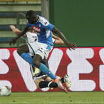 PARMA - ITALY, 22-07-20 - FOTO DI CASTALDI / SILPRESS, STADIO ENIO TARDINI - PARMA VS NAPOLI, NELLA FOTO: FALLO DA RIGORE Dejan Kulusevski (PARMA)