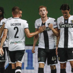 PARMA - ITALY, 22-07-20 - FOTO DI CASTALDI / SILPRESS, STADIO ENIO TARDINI - PARMA VS NAPOLI, NELLA FOTO: ESULTA Dejan Kulusevski (PARMA)