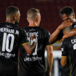 LECCE-PARMA CAMPIONATO 2019-2020 02/08/2020 ABBRACCIO CAPRARI MICHEL CAPUTO/SILPRESS