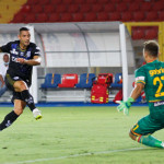 LECCE-PARMA CAMPIONATO 2019-2020 02/08/2020 TIRO CAPRARI MICHEL CAPUTO/SILPRESS