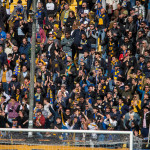 Photo LiveMedia/Valentina Giannettoni
Parma, Italy, March 05, 2022, Italian soccer Serie B match
Parma Calcio vs Reggina 1914
Image shows:
Fans of Parma
LiveMedia - World Copyright