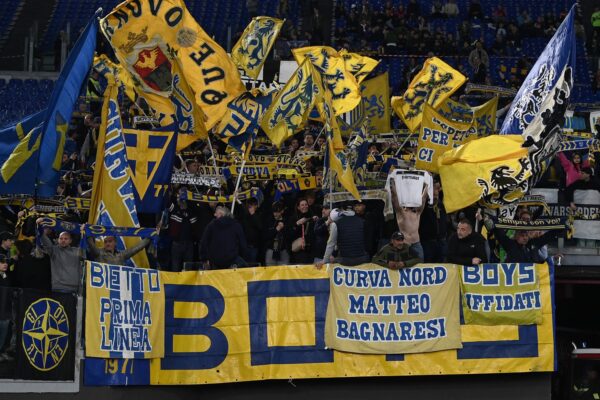As Roma 04/04/2026 - campionato di calcio serie A / Lazio-Parma / foto Antonello Sammarco/Image Sport
nella foto: tifosi Parma
